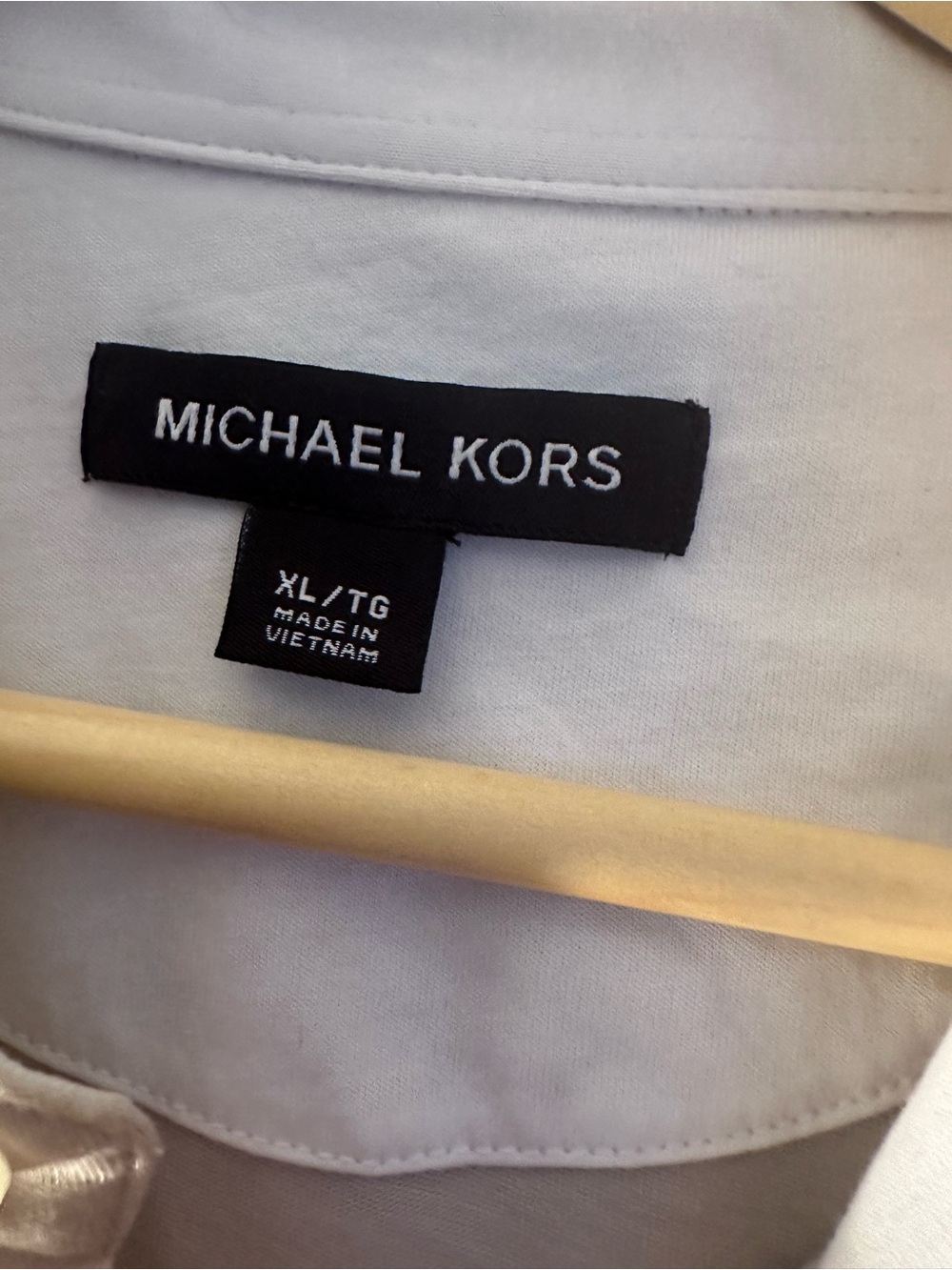 Michael Kors Greenwich Cotton Polo Shirt - Beige - Picture 8 of 9
